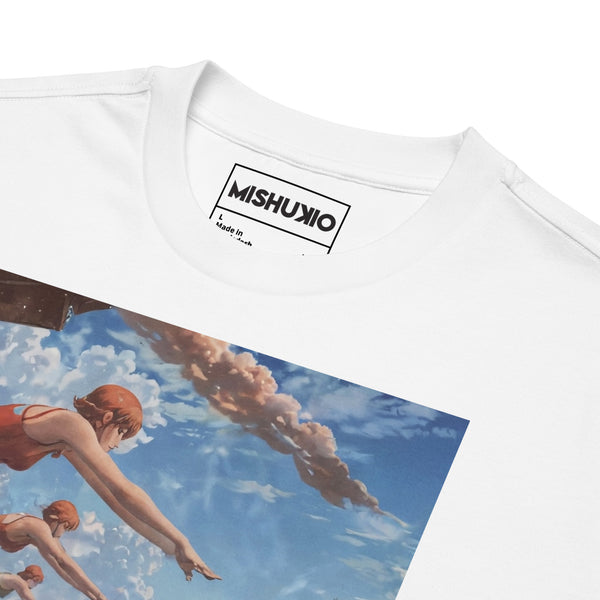 Printed Oversized T-Shirt Unisex White