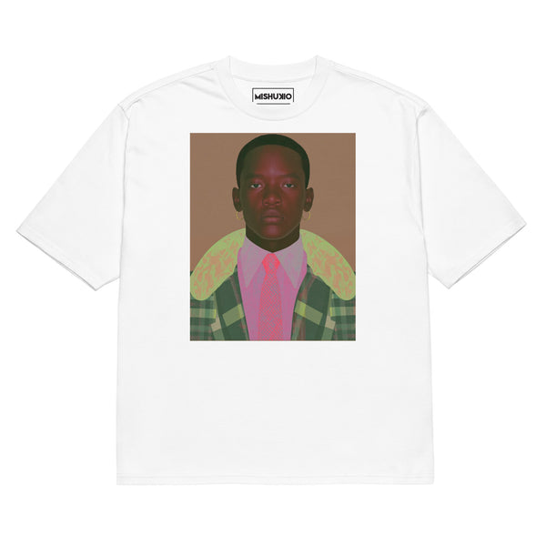 Printed Oversized T-Shirt Unisex White