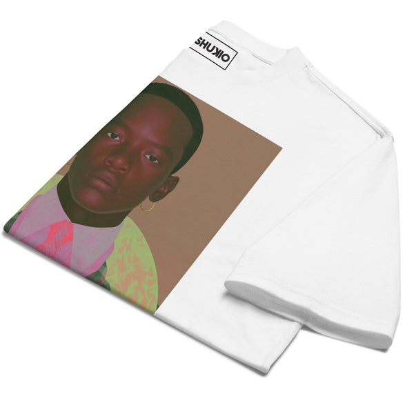 Printed Oversized T-Shirt Unisex White