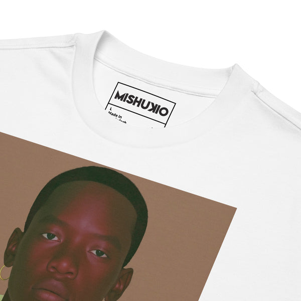 Printed Oversized T-Shirt Unisex White