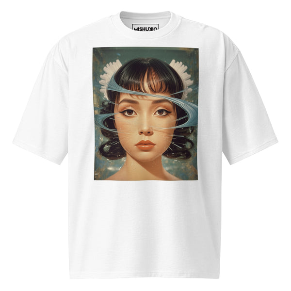 Printed Oversized T-Shirt Unisex White