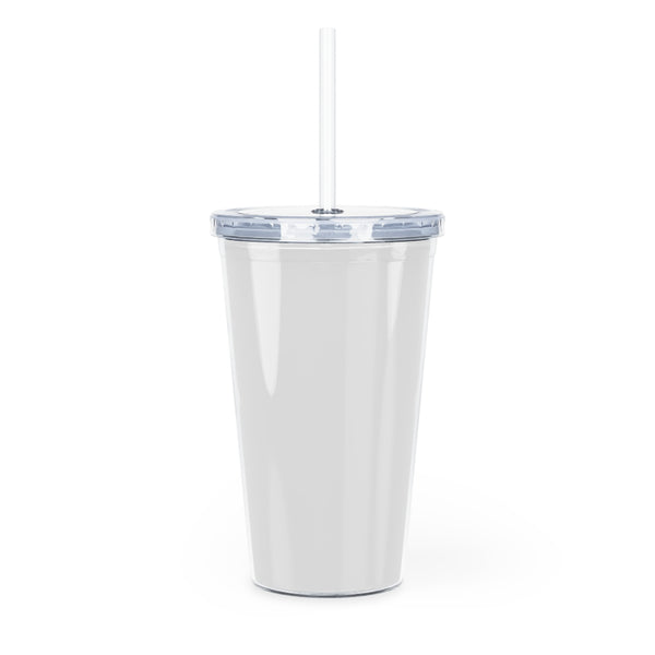 Plastic Tumbler with Straw