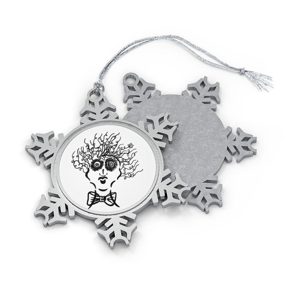 Pewter Snowflake Ornament