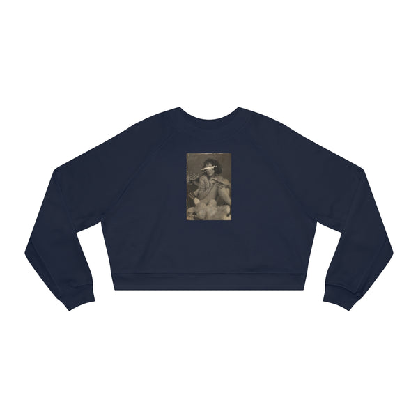 Women's Cropped Fleece Pullover