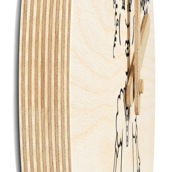 Wooden Wall Clock