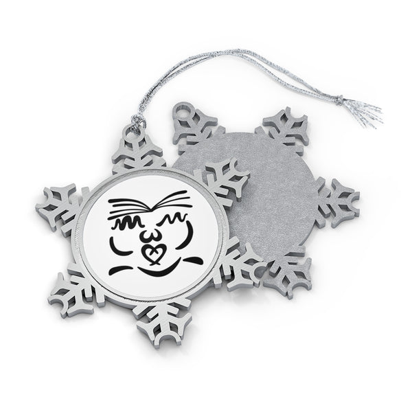 Pewter Snowflake Ornament