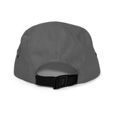 Embroided 5 Panel Cap Grey