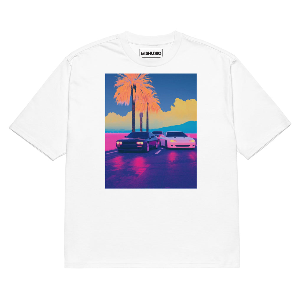 Printed Oversized T-Shirt Unisex White