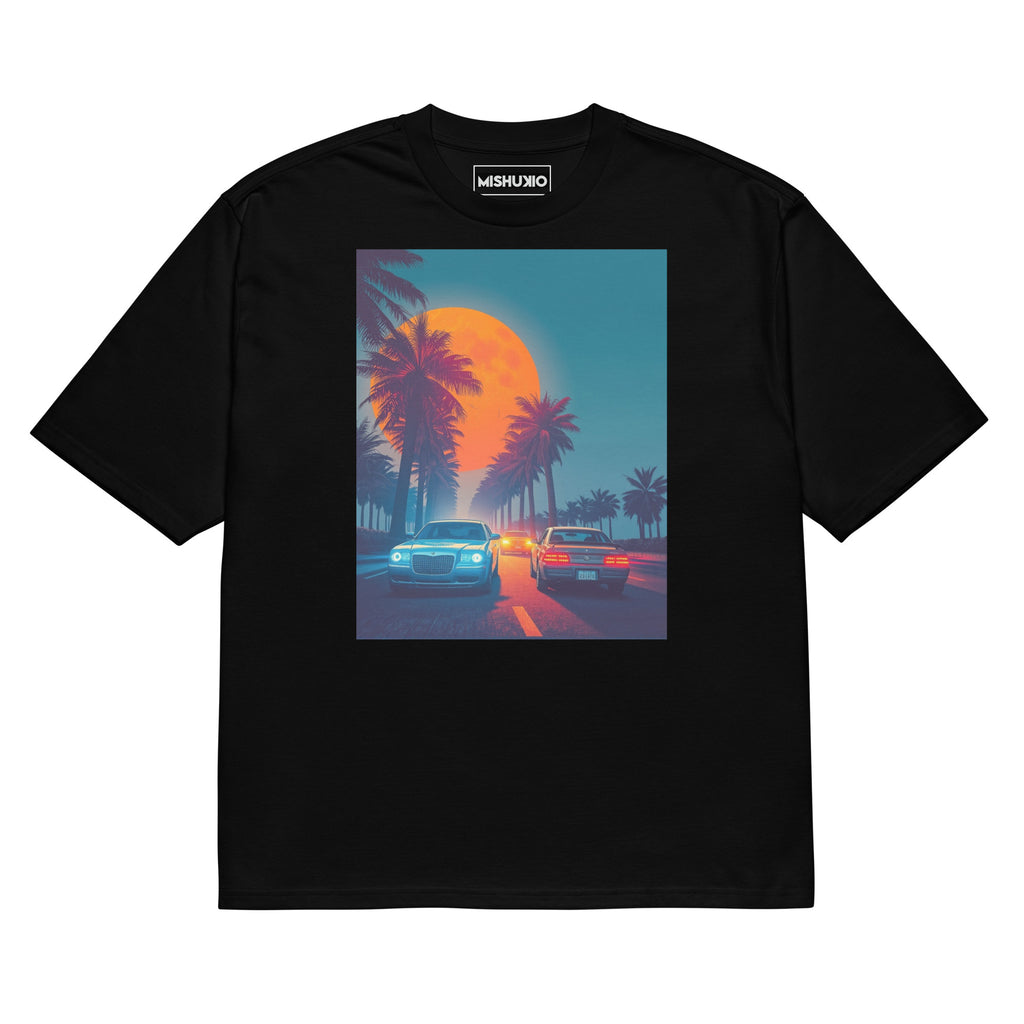 Printed Oversized T-Shirt Unisex Black