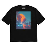 Printed Oversized T-Shirt Unisex Black