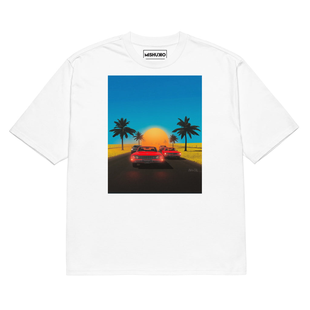 Printed Oversized T-Shirt Unisex White