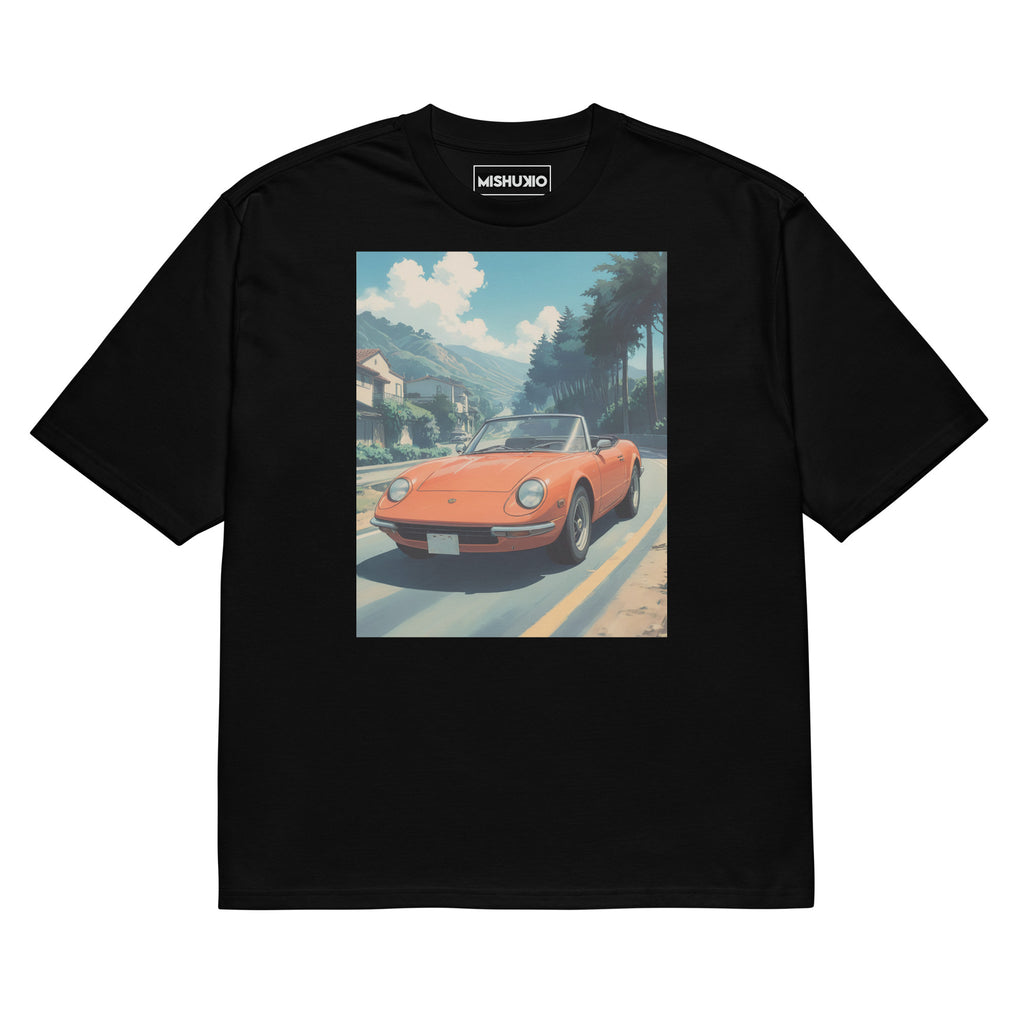 Printed Oversized T-Shirt Unisex Black