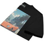 Printed Oversized T-Shirt Unisex Black