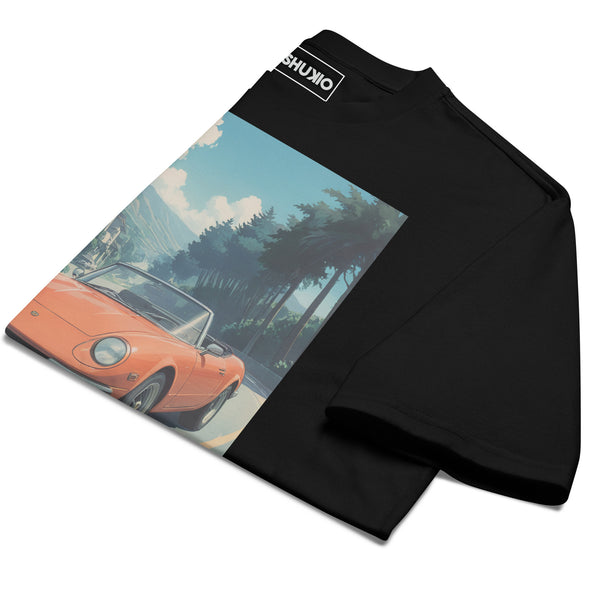 Printed Oversized T-Shirt Unisex Black