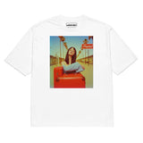 Printed Oversized T-Shirt Unisex White