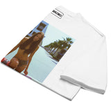 Printed Oversized T-Shirt Unisex White