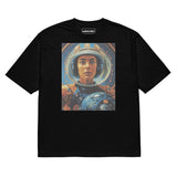 Printed Oversized T-Shirt Unisex Black