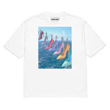 Printed Oversized T-Shirt Unisex White