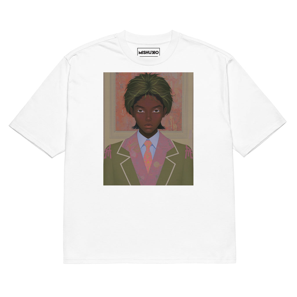 Printed Oversized T-Shirt Unisex White