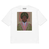 Printed Oversized T-Shirt Unisex White