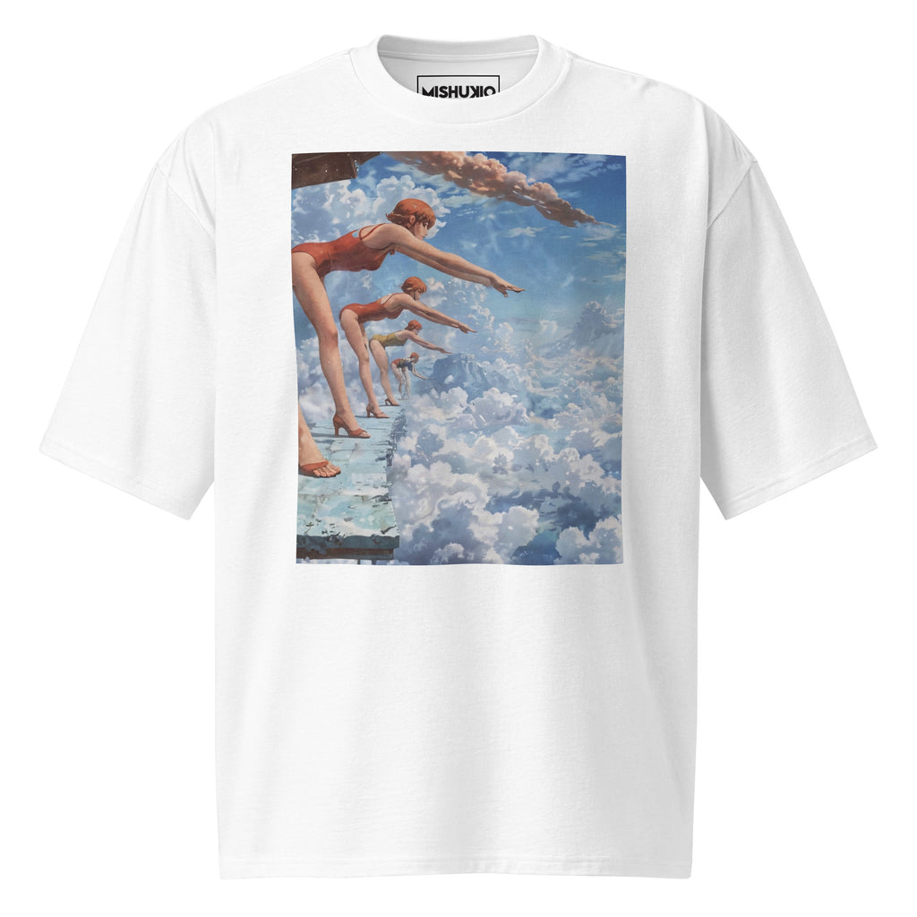 Printed Oversized T-Shirt Unisex White