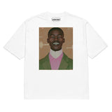 Printed Oversized T-Shirt Unisex White