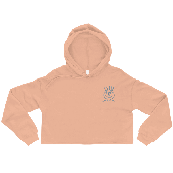 Cropped Peach Hoodie