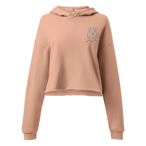 Cropped Peach Hoodie