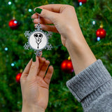 Pewter Snowflake Ornament