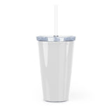 Plastic Tumbler with Straw