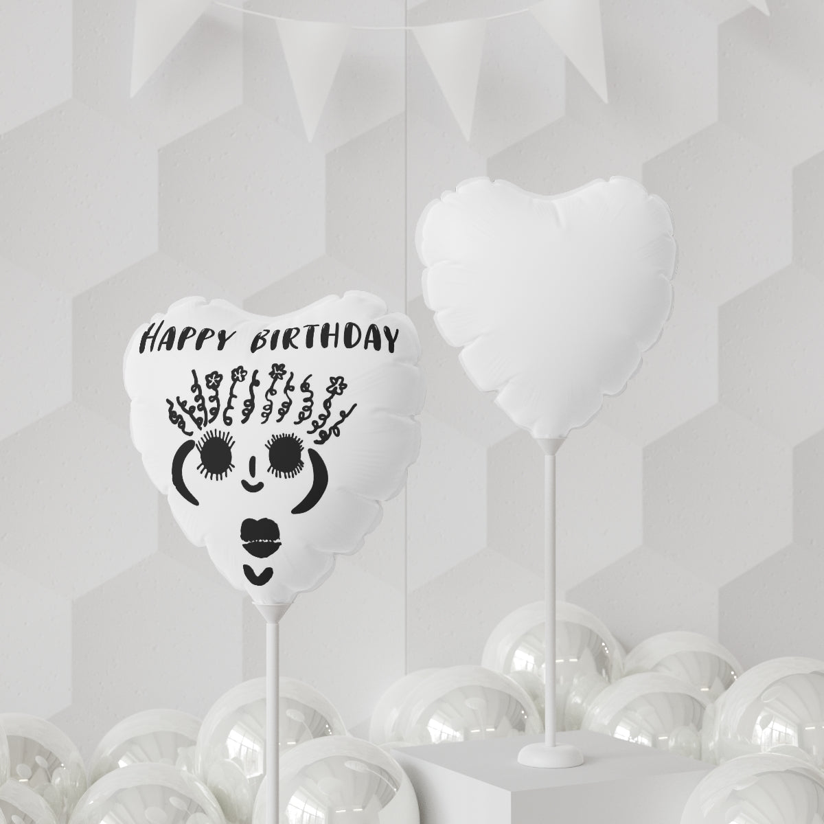 Balloons (Round and Heart-shaped), 11"