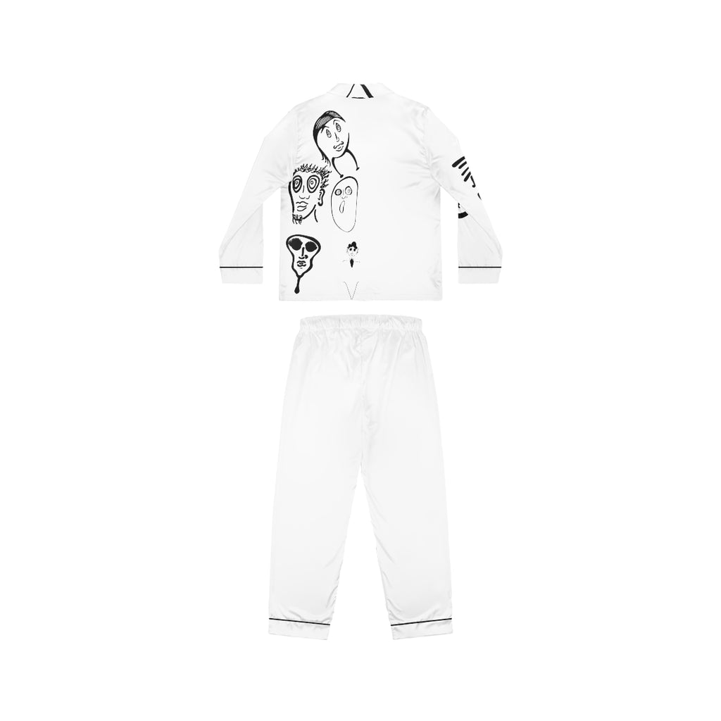 Women's Satin Pajamas (AOP)