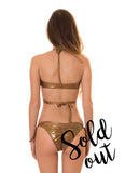 Aleksha Shiny Swim Shiny Bikini Unicornio Azul 