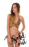 Aleksha Shiny Swim Shiny Bikini Unicornio Azul 
