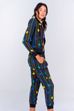 Bomber Jacket and Jogger Pant Polka Dot Set- Green Unicornio Azul 