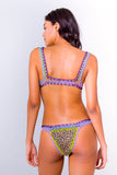 Crochet Bikini Animal Print- Purple/Green crochet bikini Unicornio Azul 
