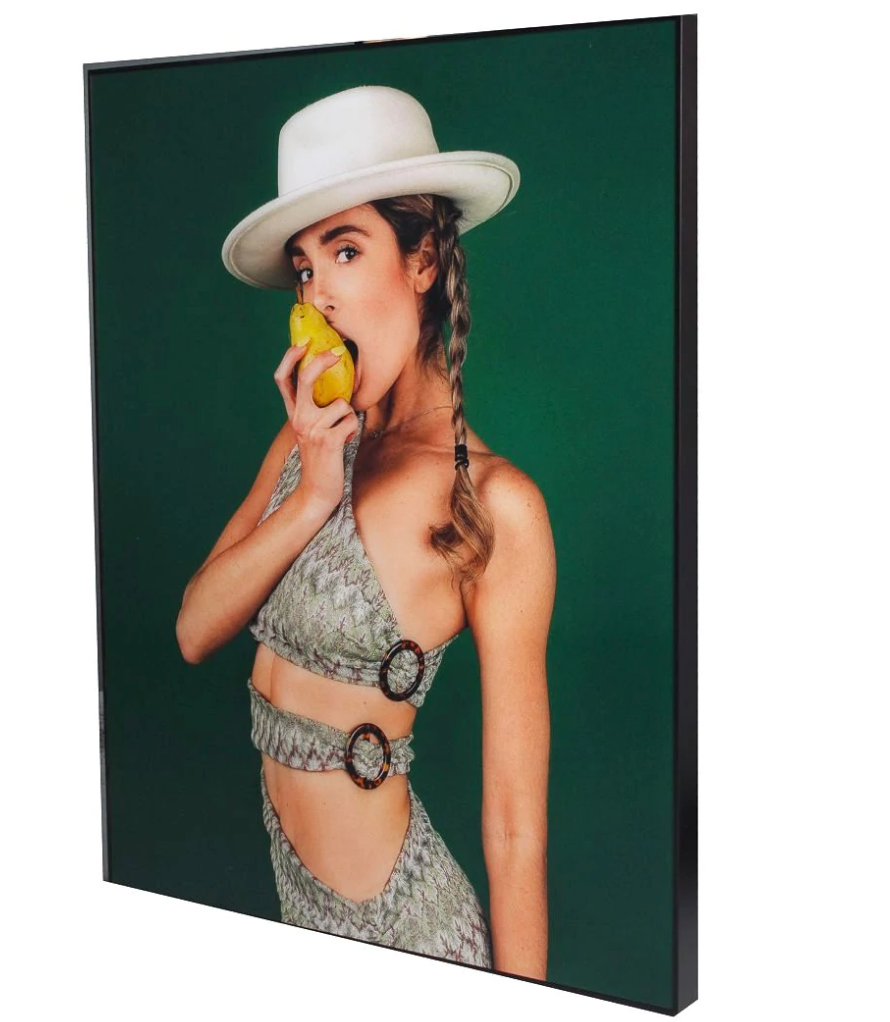 Clow Girl Wooden Acrylic Glass Print