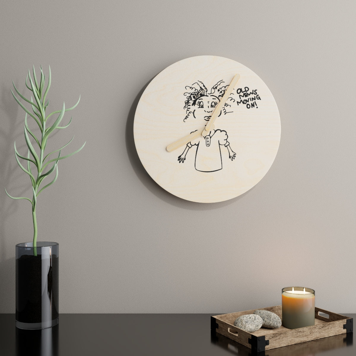 Wooden Wall Clock