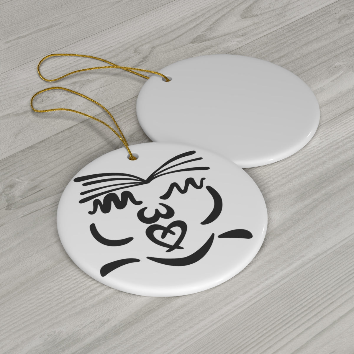 Ceramic Ornament, 1-Pack