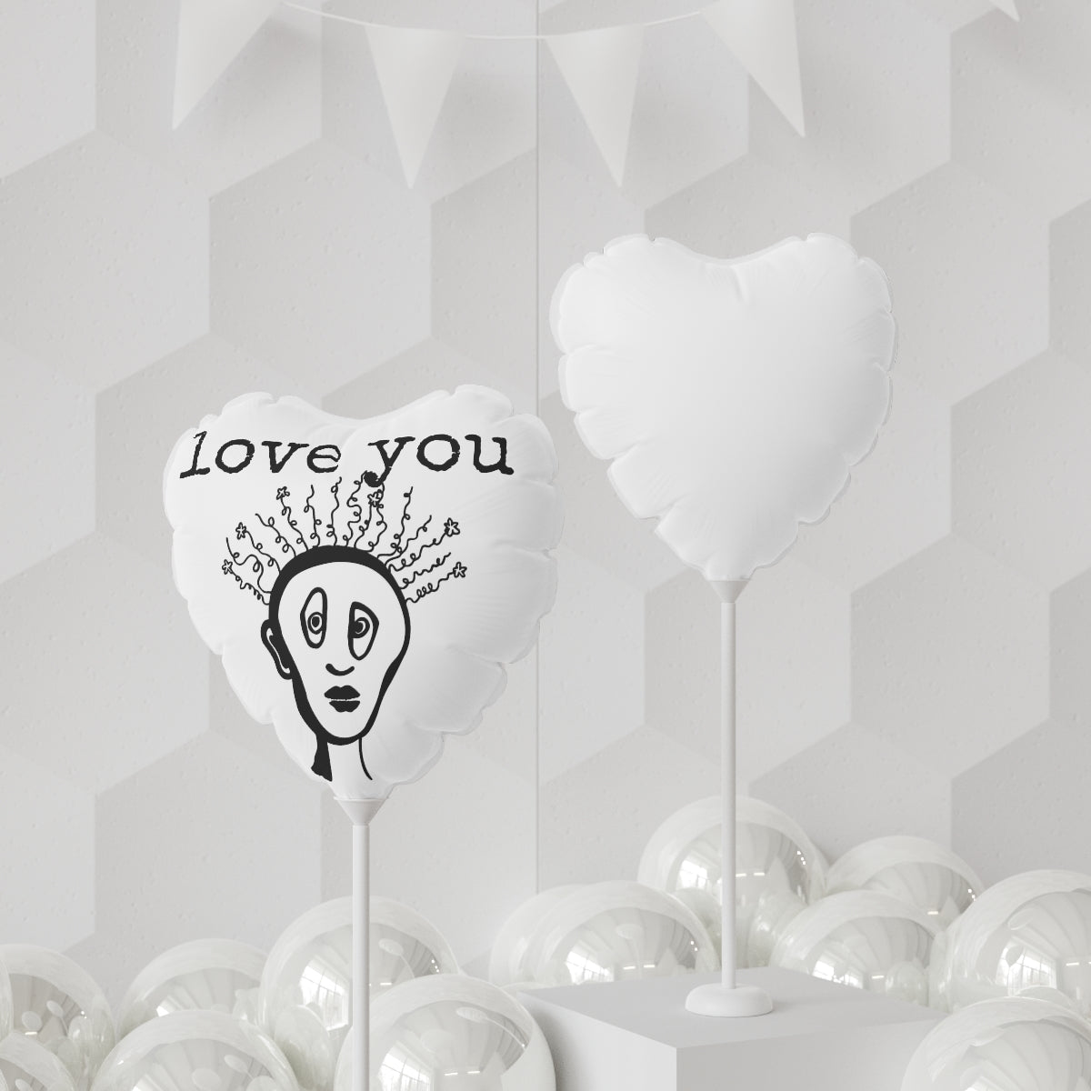 Balloons (Round and Heart-shaped), 11"