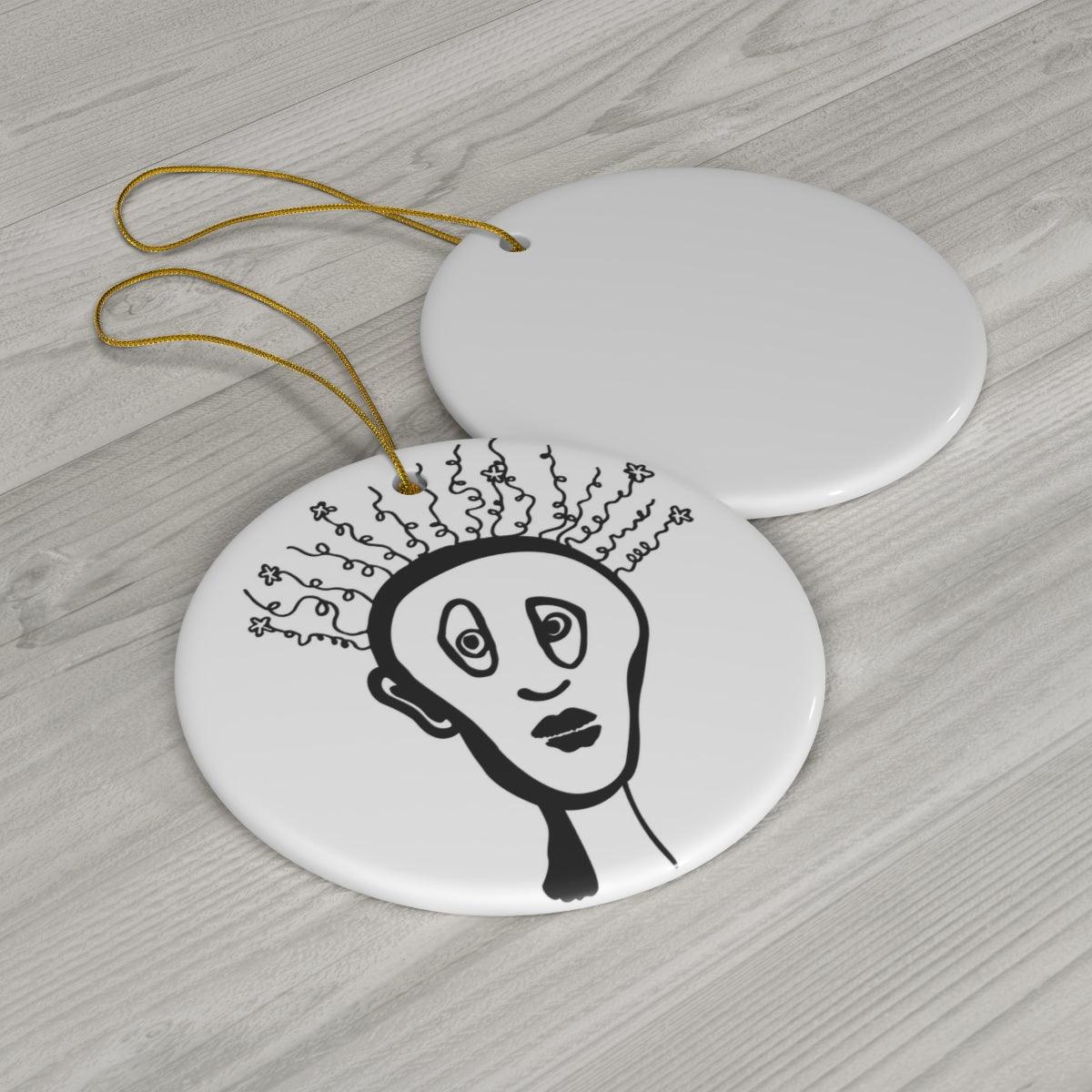 Ceramic Ornament, 1-Pack