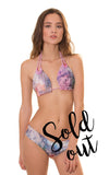 Adilene Printed Swim Printed Bikini Unicornio Azul 