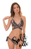 Acadiah Printed Swim Printed Bikini Unicornio Azul 