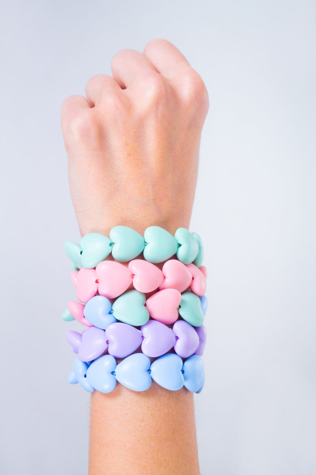 Mixed Heart Bracelets Unicornio Azul 