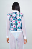 Bomber Jacket and Jogger Pant Beach Set- Blue Unicornio Azul 
