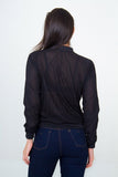 Glitter Velvet Bomber Jacket- Green/Black Unicornio Azul 