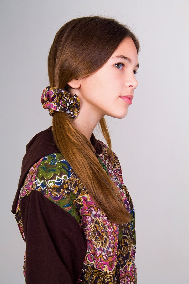 Printed Scrunchies- Surprise Mix accessory Unicornio Azul 