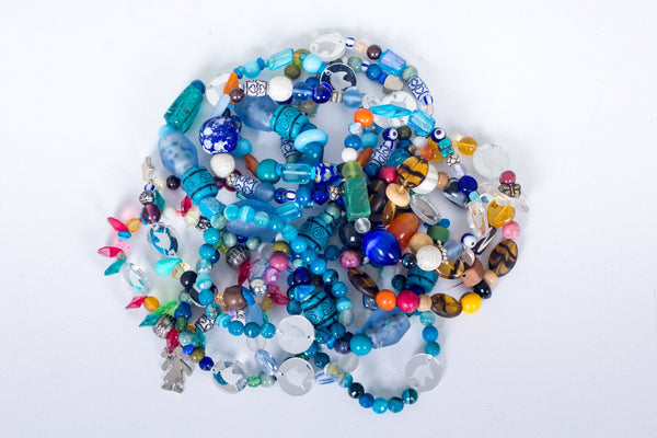 Mixed Bracelets Unicornio Azul 
